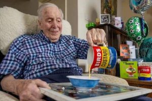The Secret to Longevity of a 106-Year-Old British Woman Revealed: She Eats A Bowl of Cream Custard Every Day.