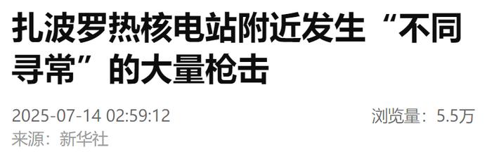 扎波罗热核电站 资料图 (IC photo)