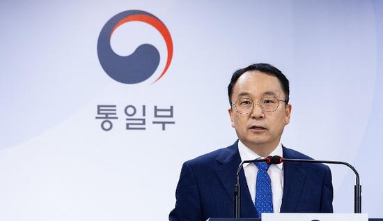 △韩国统一部发言人具炳衫（资料图）