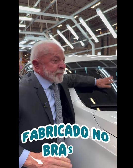 图为卢拉16日在其社交平台发布的视频截图