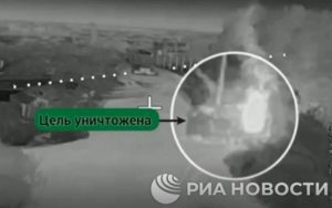 Russian media exposure: Russian military destroys a US-made “Humvee” armored vehicle of the “enemy”